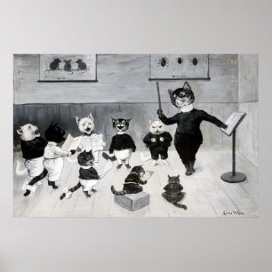 En nyårssång, Louis Wain Poster