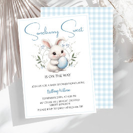 En nybörjare är på Way Påsk Baby Shower Inbjudningar