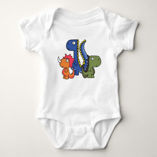 En nyckfull dinosaurvän, gulligt och adorable. t shirt