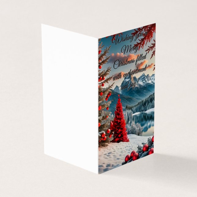 En nyckfull vintervonderland   kort (Utsida)