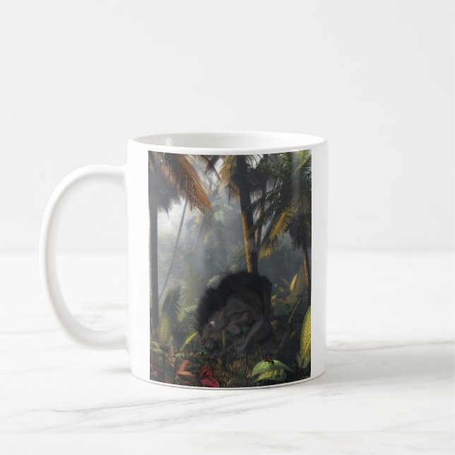 En nyfiken varelse kaffemugg (Vänster)
