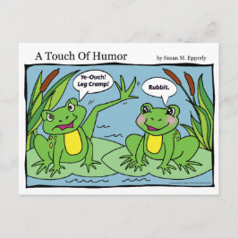 "En nypa humor" Grodyoga Comic Vykort