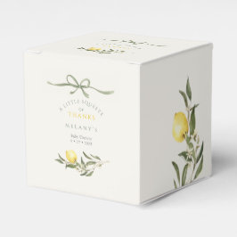 En nypa tack lemoncitrus baby shower presentaskar