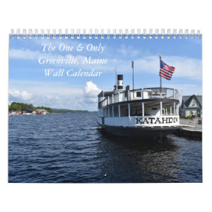 En och enda Greenville Wall Calendar Kalender