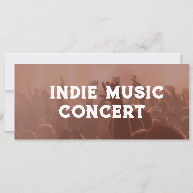 En oförglömlig musikalisk kväll  inbjudningar (Baksida)