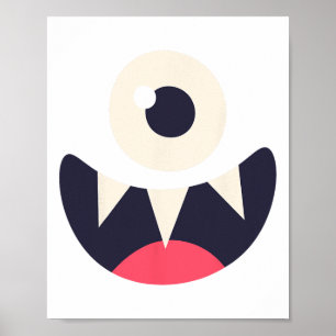 En Öga Monster Easy Costume Ideas Halloween Graph Poster