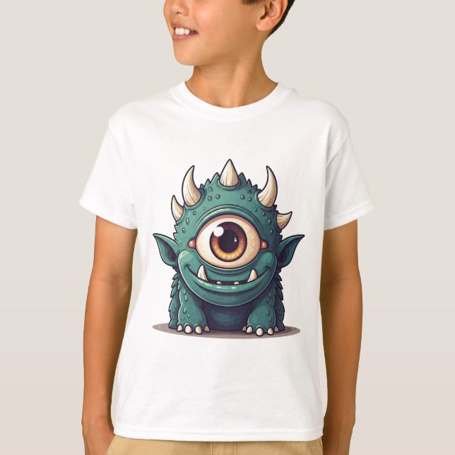 En Öga-monster T-shirt (Framsida)