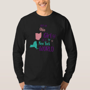 En Ohio-flicka i New York World T Shirt