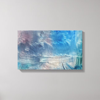 En oljemålning som heter Palette av Samuel Pye Canvastryck