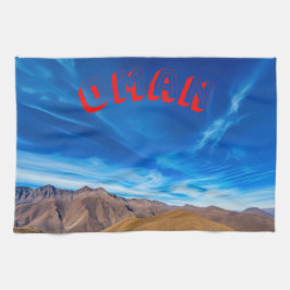 En Omani-bergsregion Kökshandduk