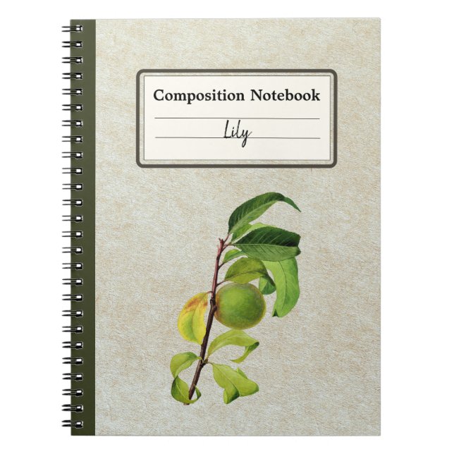 En omogen persiko-Personlig Anteckningsbok (Framsidan)