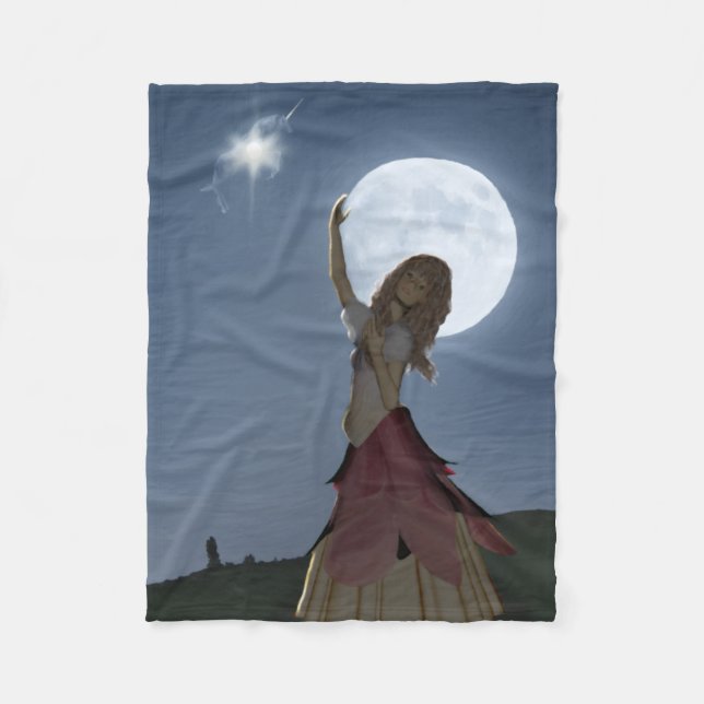 En önskad Kom True Fleecefilt (Framsidan)