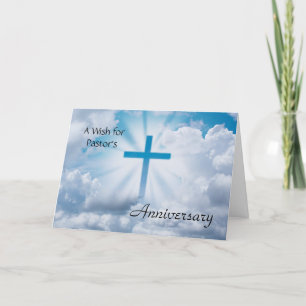 En önskan om pastorns årsdag kort