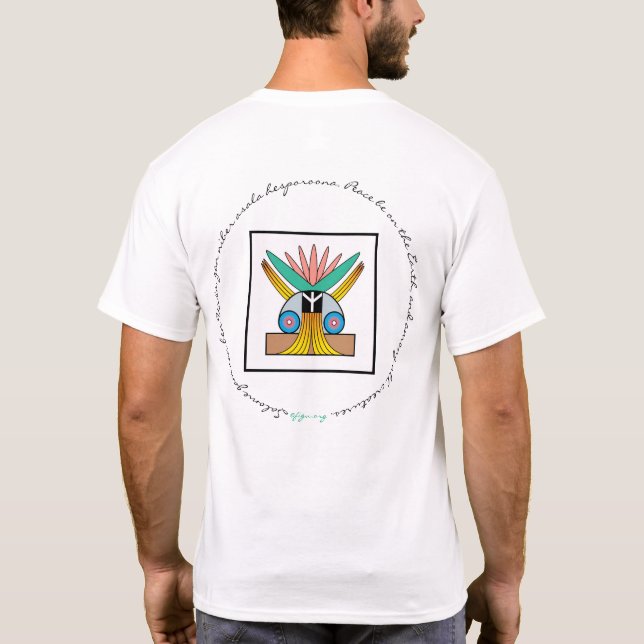 En önskan om sann fred T-Shirt (Baksida)