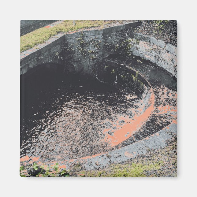En Orange Bassäng i Welshpool Magnet (Framsidan)