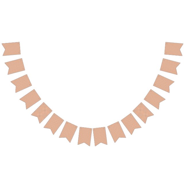 en orange och ett vitt geometriskt mönster vimplar (Alla)