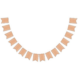 en orange och vit strimlad bakgrund med liten vimplar