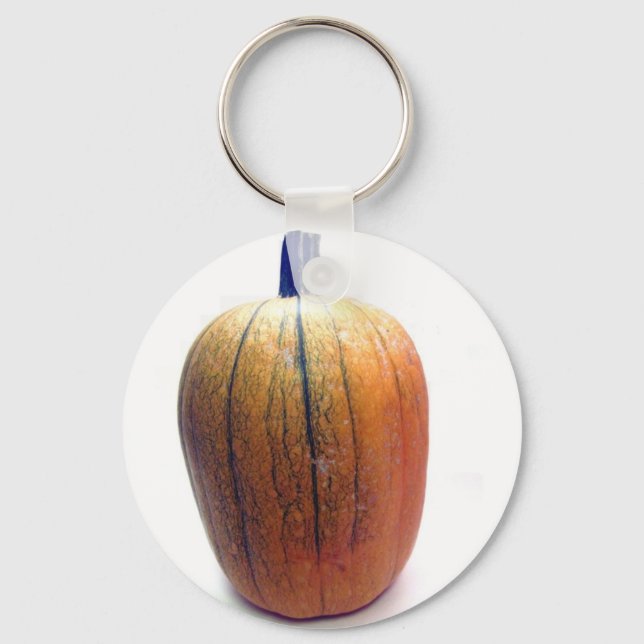 En Orange Pumpkin Nyckelring (Framsida)