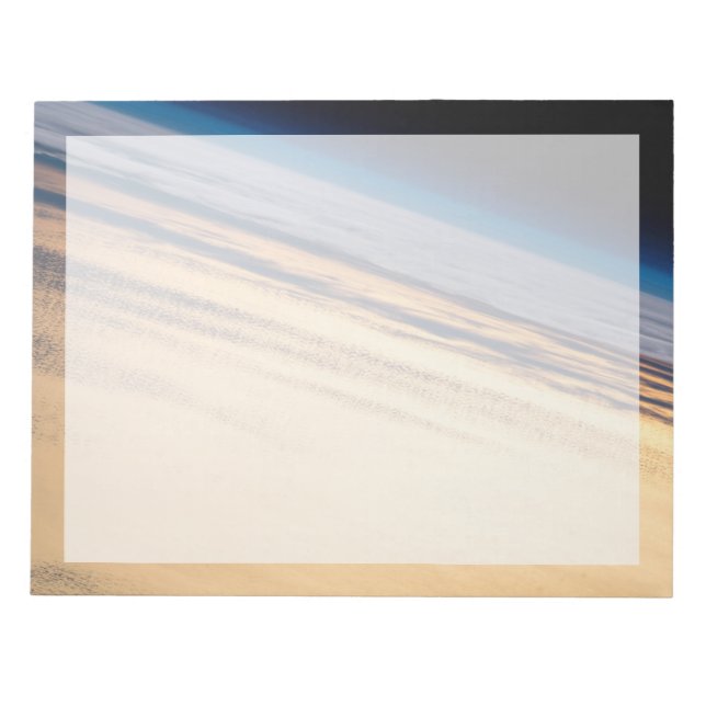 En Orbital-solnedgång utanför Baja Kaliforniens Ku Anteckningsblock (Framsida)