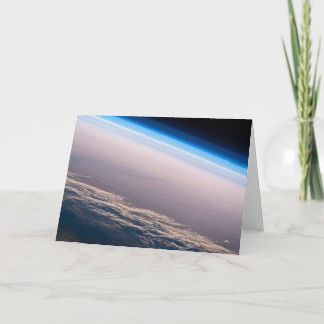 En Orbital solnedgång utanför Cabo San Lucas Kuste Kort (Framsida)