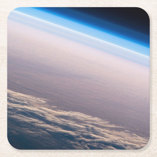 En Orbital solnedgång utanför Cabo San Lucas Kuste Underlägg Papper Kvadrat (Framsidan)