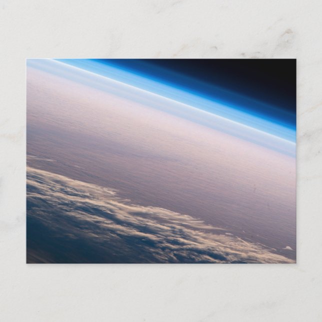 En orbital solnedgång utanför kusten vid Cabo San  Vykort (Framsida)