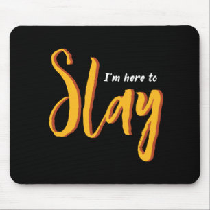 En Ord som säger Slay Sassy Inspirational Quote Musmatta