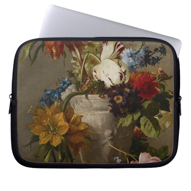 En ordning med blommor, 19th århundrade laptop sleeve (Framsidan)