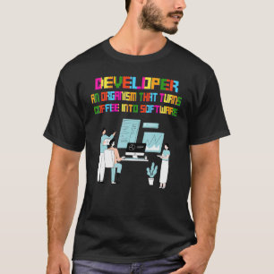 En organism som gör en programmerare snål. t shirt