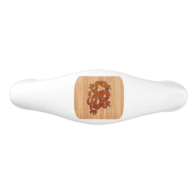 En orientalisk drake i Bamboo Handtag (Framsidan)