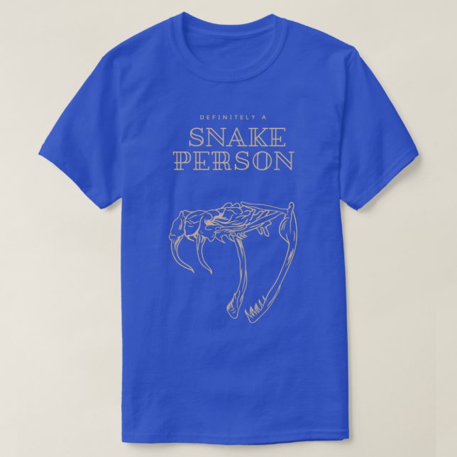 En orm person 17 t shirt (Design framsida)