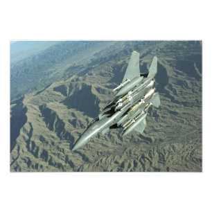 En örn för strejka för US-flygvapen F-15E Fototryck
