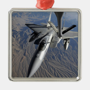 En örn för US-flygvapen F-15 Julgransprydnad Metall