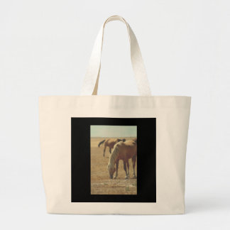EN ÖROAD PALOMINO VILD HORSE JUMBO TOTE JUMBO TYGKASSE