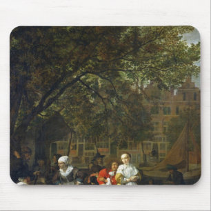 En ört marknadsför i Amsterdam Musmatta