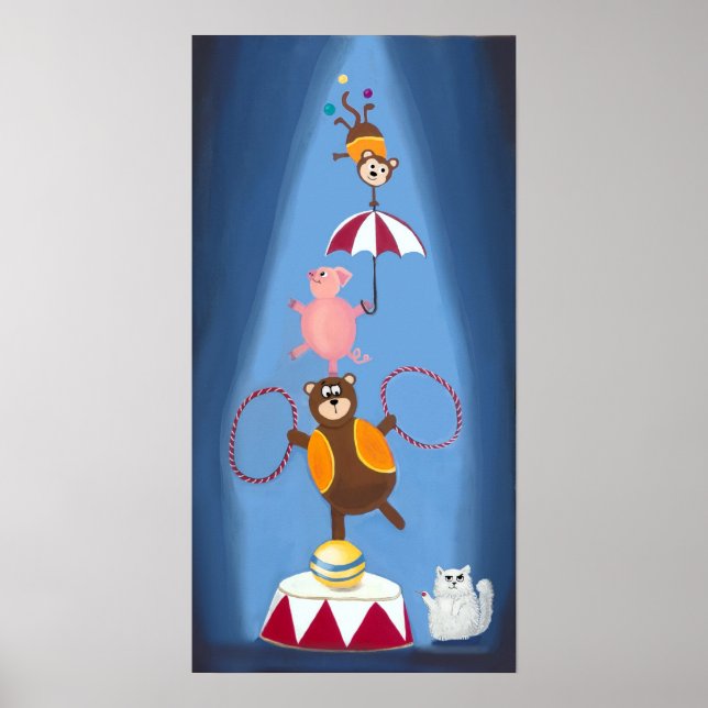 En osäker cirkus poster (Framsidan)