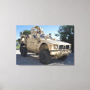 En Oshkosh M-ATV Canvastryck