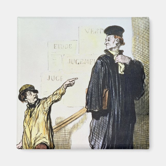 En otillfredsställd klient magnet (Framsidan)