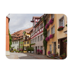 En ovanligt brunn-bevarad medeltida town på magnet