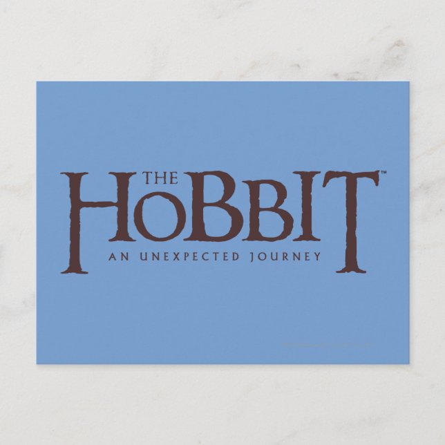 EN OVÄNTAD JOURNEY™ Logotyp Solid Vykort (Framsida)