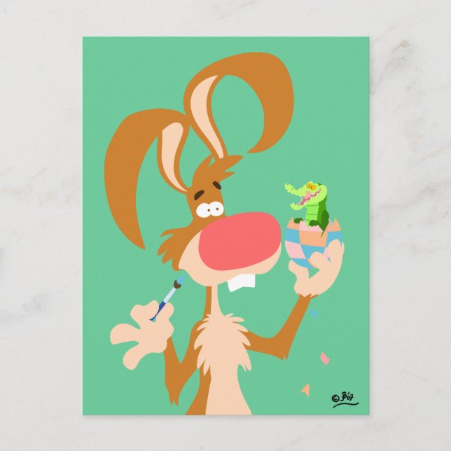 En överraskning för Påsk :) Helg Vykort (Framsida)