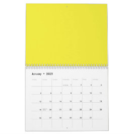 En övertoningsblandning från gult till orange, ska kalender