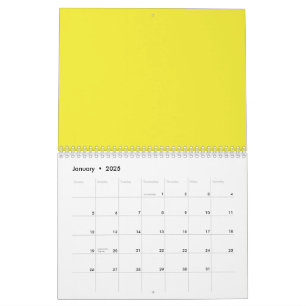 En övertoningsblandning från gult till orange, ska kalender