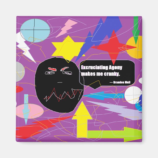 En överväldigande akgoni gör mig krank magnet (Framsidan)