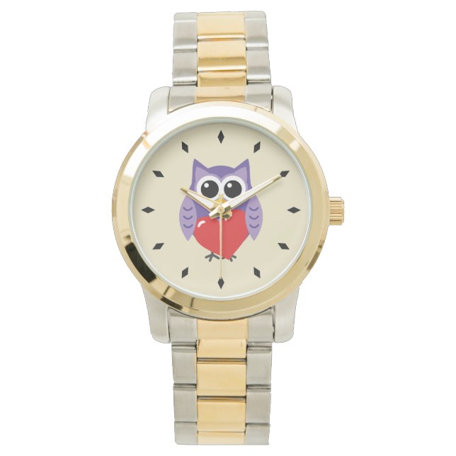 En Owly Kärlek Armbandsur (Framsida)