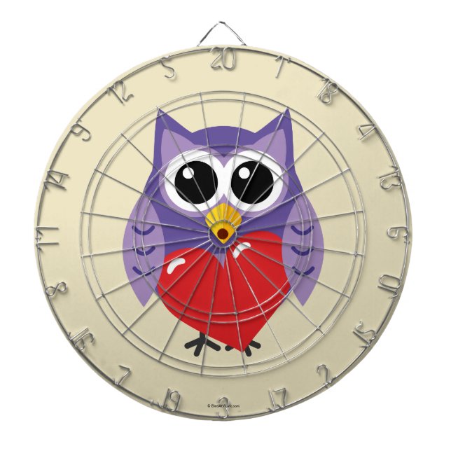 En Owly Kärlek Darttavla (Framsidan)
