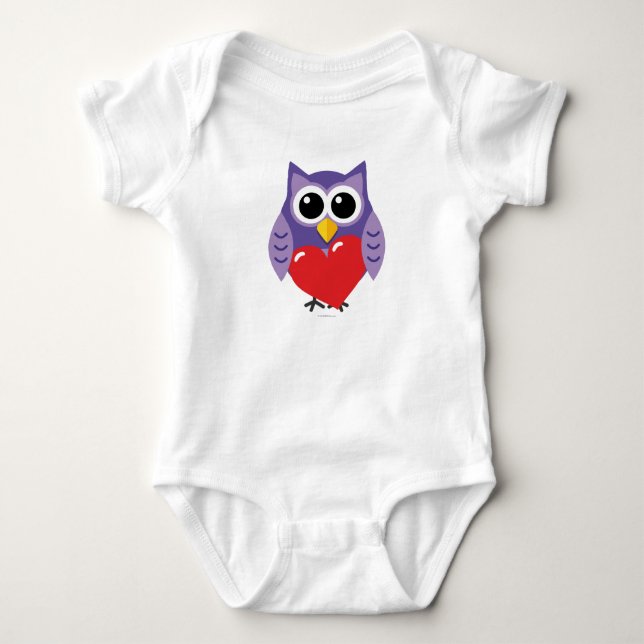 En Owly Kärlek T Shirt (Framsida)