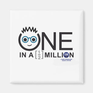 En på en halv miljon Logotyp - Magnet