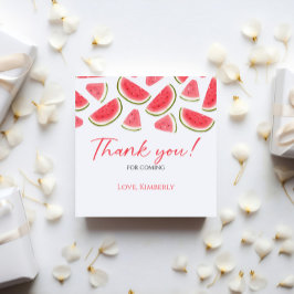 En på en Melon Birthday-favorittagg, Watermelon Gåvor Etiketter