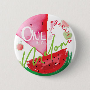 En på en Melon Birthday-Personlig Knapp